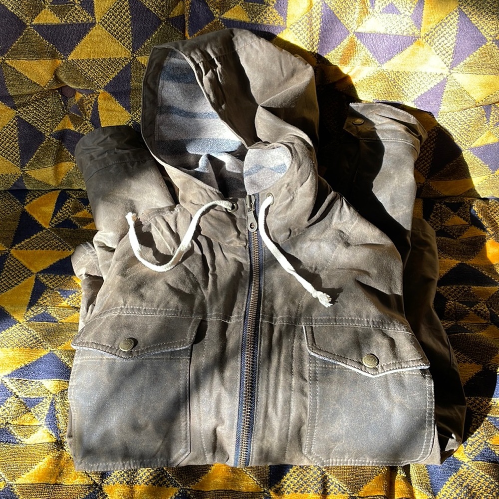 Taylor Stitch Winslow Waxed Canvas Parka (sz 40)